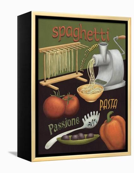 Spaghetti-Daphne Brissonnet-Framed Stretched Canvas