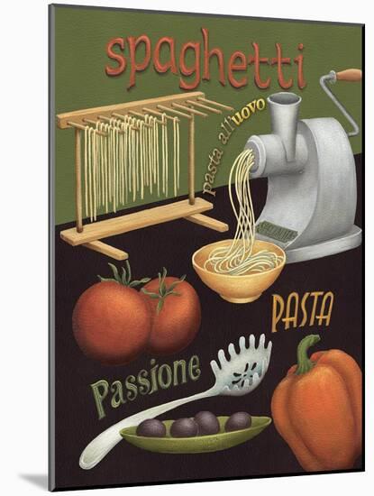 Spaghetti-Daphne Brissonnet-Mounted Art Print
