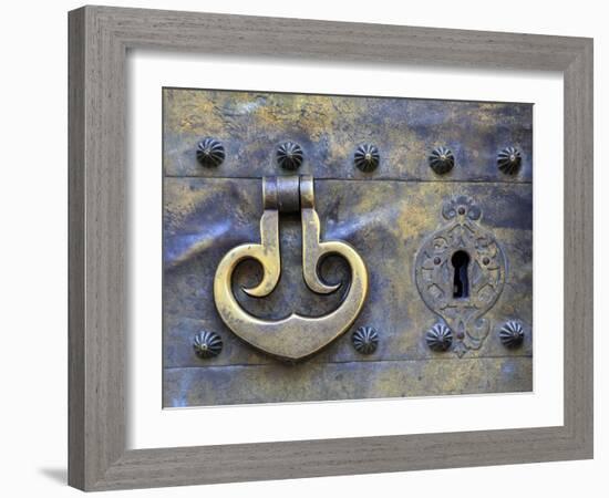 Spain, Andalucia, Cordoba, Mezquita Catedral (Mosque - Cathedral) (UNESCO Site), Door Detail-Michele Falzone-Framed Photographic Print