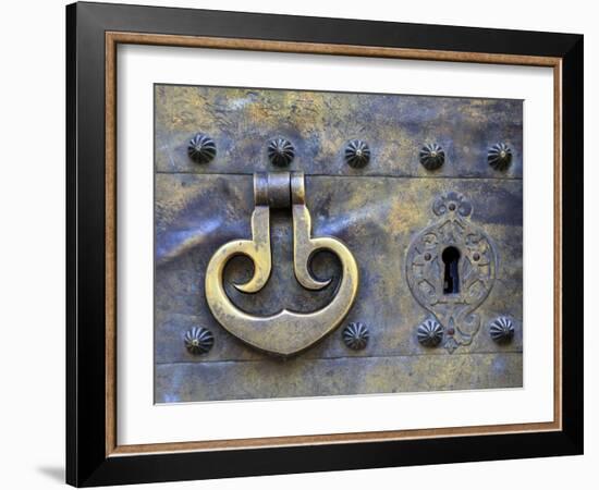 Spain, Andalucia, Cordoba, Mezquita Catedral (Mosque - Cathedral) (UNESCO Site), Door Detail-Michele Falzone-Framed Photographic Print