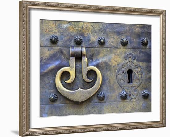 Spain, Andalucia, Cordoba, Mezquita Catedral (Mosque - Cathedral) (UNESCO Site), Door Detail-Michele Falzone-Framed Photographic Print