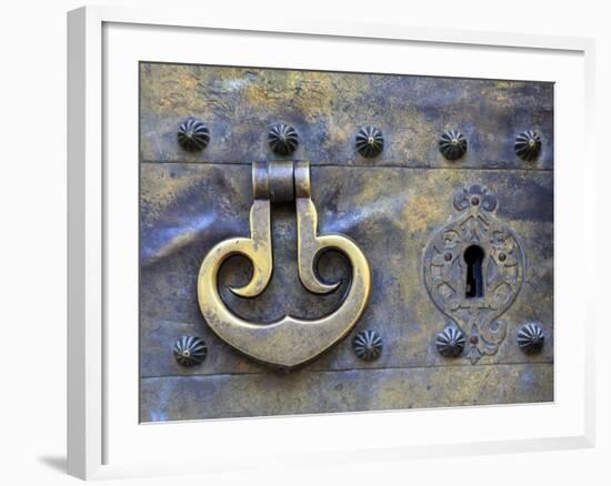 Spain, Andalucia, Cordoba, Mezquita Catedral (Mosque - Cathedral) (UNESCO Site), Door Detail-Michele Falzone-Framed Photographic Print