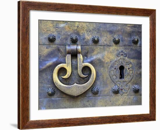 Spain, Andalucia, Cordoba, Mezquita Catedral (Mosque - Cathedral) (UNESCO Site), Door Detail-Michele Falzone-Framed Photographic Print