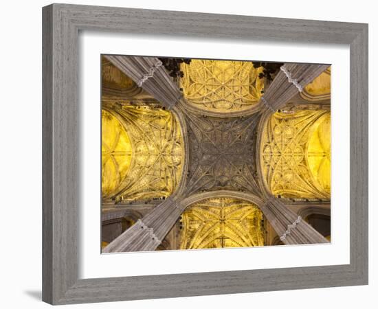 Spain, Andalucia Region, Seville Province, Seville, the Cathedral-Walter Bibikow-Framed Photographic Print