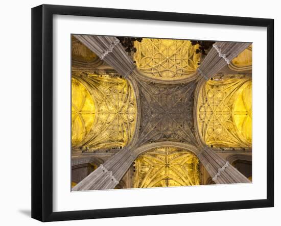 Spain, Andalucia Region, Seville Province, Seville, the Cathedral-Walter Bibikow-Framed Photographic Print