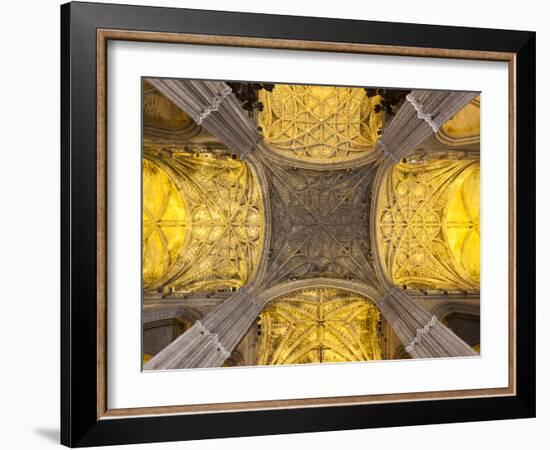 Spain, Andalucia Region, Seville Province, Seville, the Cathedral-Walter Bibikow-Framed Photographic Print