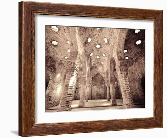 Spain, Andalucia, Ronda, Arab Baths (Spain Largest)-Michele Falzone-Framed Photographic Print