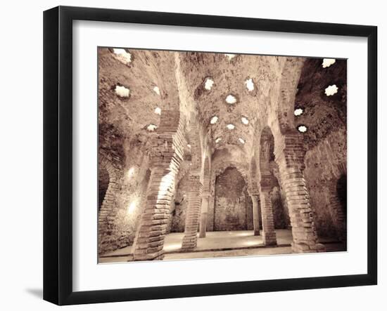 Spain, Andalucia, Ronda, Arab Baths (Spain Largest)-Michele Falzone-Framed Photographic Print