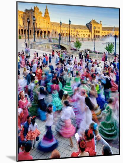 Spain, Andalucia, Seville Province, Maria Luisa Park-Alan Copson-Mounted Photographic Print