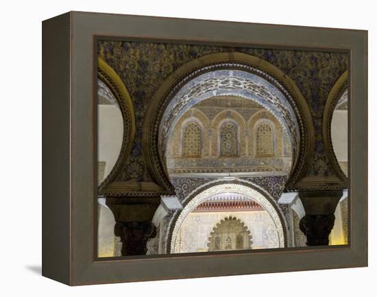 Spain, Andalucia, Seville Province, Seville, Alcazar of Seville (Reales Alcazares De Sevilla)-Alan Copson-Framed Premier Image Canvas