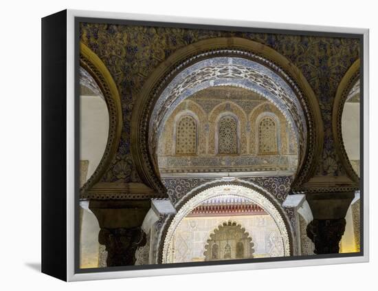 Spain, Andalucia, Seville Province, Seville, Alcazar of Seville (Reales Alcazares De Sevilla)-Alan Copson-Framed Premier Image Canvas