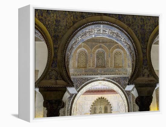 Spain, Andalucia, Seville Province, Seville, Alcazar of Seville (Reales Alcazares De Sevilla)-Alan Copson-Framed Premier Image Canvas