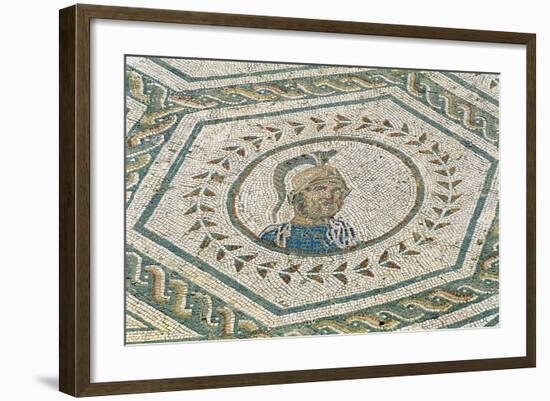 Spain, Andalusia, Carmona, Roman Mosaic in House of Planetarium, Detail-null-Framed Giclee Print