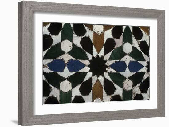 Spain, Andalusia, Granada, Alhambra, Detail, Azulejo-null-Framed Giclee Print