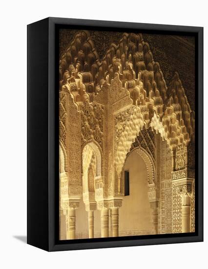 Spain, Andalusia, Granada, Alhambra, Lion's Court-Thonig-Framed Premier Image Canvas