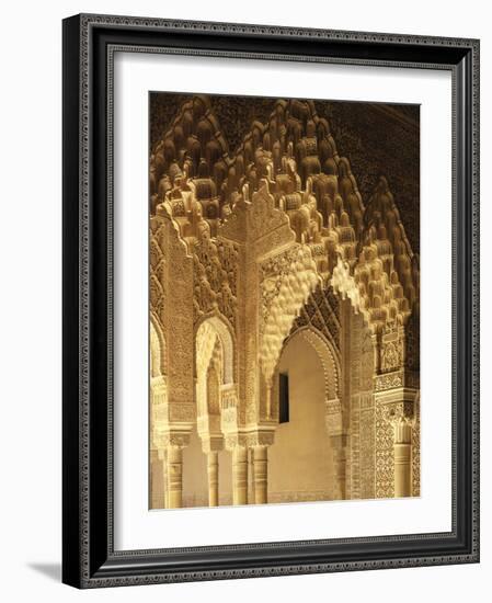 Spain, Andalusia, Granada, Alhambra, Lion's Court-Thonig-Framed Photographic Print