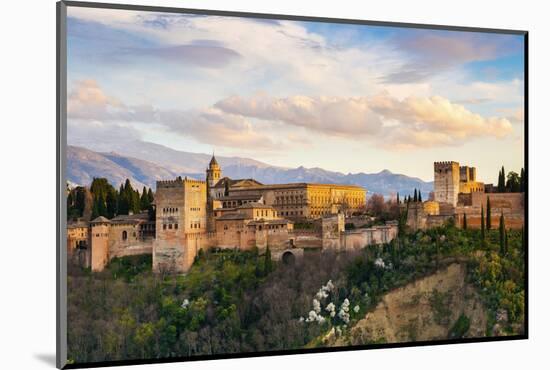 Spain, Andalusia, Granada, Alhambra Palace-Jordan Banks-Mounted Photographic Print