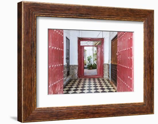 Spain, Andalusia, Malaga Province, Marbella. Entrance to an Old House-Matteo Colombo-Framed Photographic Print