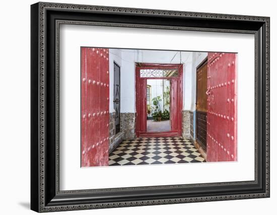 Spain, Andalusia, Malaga Province, Marbella. Entrance to an Old House-Matteo Colombo-Framed Photographic Print