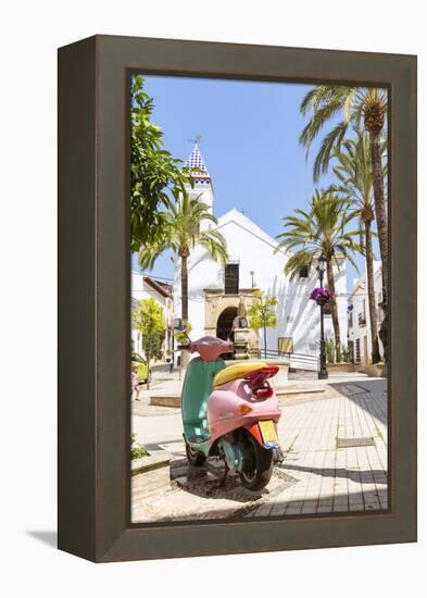 Spain, Andalusia, Malaga Province, Marbella. Ermita Del Santo Cristo Church in the Old Town-Matteo Colombo-Framed Premier Image Canvas