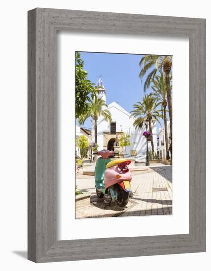 Spain, Andalusia, Malaga Province, Marbella. Ermita Del Santo Cristo Church in the Old Town-Matteo Colombo-Framed Photographic Print