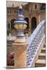 Spain, Andalusia, Seville. Plaza de Espana, ornate bridge.-Brenda Tharp-Mounted Premium Photographic Print