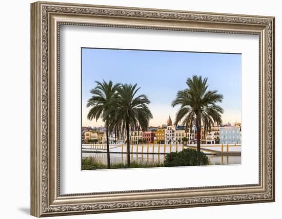 Spain, Andalusia, Seville. Triana District at Sunrise with Guadalquivir River-Matteo Colombo-Framed Photographic Print