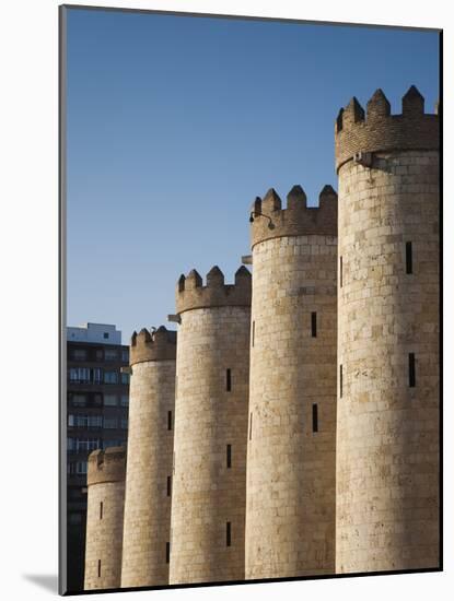 Spain, Aragon Region, Zaragoza Province, Zaragoza, the Aljaferia, 11th-Century Islamic Palace-Walter Bibikow-Mounted Photographic Print