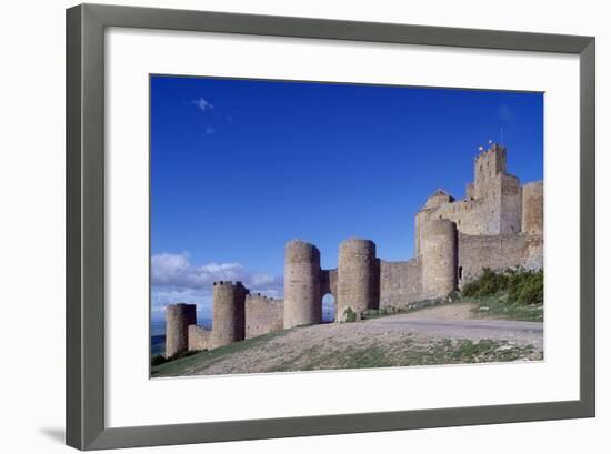 Spain, Aragon, View of Loarre Castle-null-Framed Giclee Print