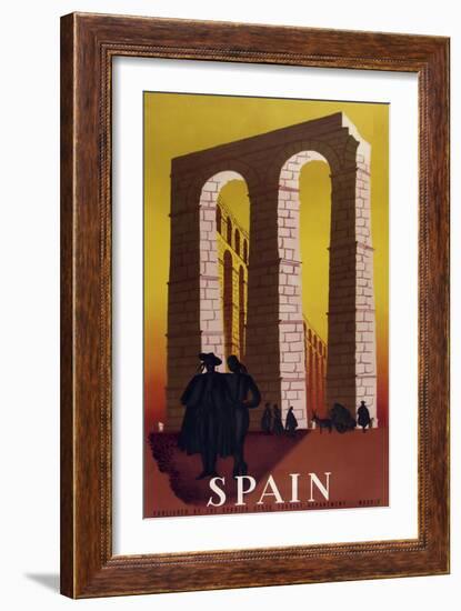 Spain Arch-null-Framed Giclee Print