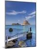 Spain, Balearic Islands, Ibiza, Cala D'Hort Beach-Michele Falzone-Mounted Photographic Print