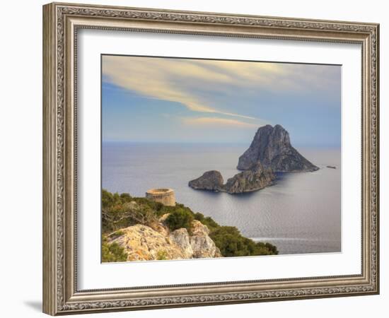 Spain, Balearic Islands, Ibiza, Es Vedra Rocky Island-Michele Falzone-Framed Photographic Print