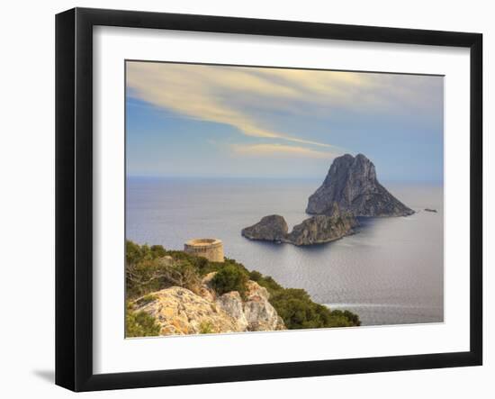 Spain, Balearic Islands, Ibiza, Es Vedra Rocky Island-Michele Falzone-Framed Photographic Print