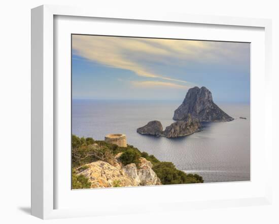 Spain, Balearic Islands, Ibiza, Es Vedra Rocky Island-Michele Falzone-Framed Photographic Print