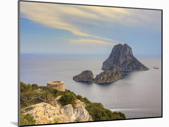 Spain, Balearic Islands, Ibiza, Es Vedra Rocky Island-Michele Falzone-Mounted Photographic Print