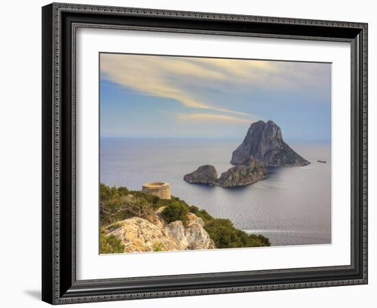 Spain, Balearic Islands, Ibiza, Es Vedra Rocky Island-Michele Falzone-Framed Photographic Print