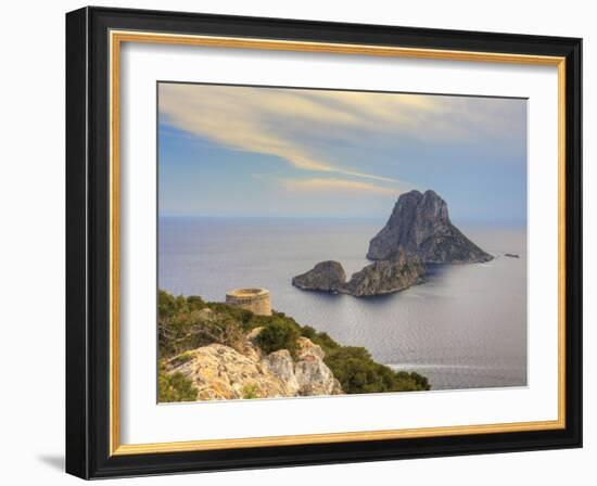 Spain, Balearic Islands, Ibiza, Es Vedra Rocky Island-Michele Falzone-Framed Photographic Print