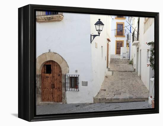 Spain, Balearic Islands, Ibiza, Ibiza Old Town (UNESCO Site), Dalt Vila-Michele Falzone-Framed Premier Image Canvas