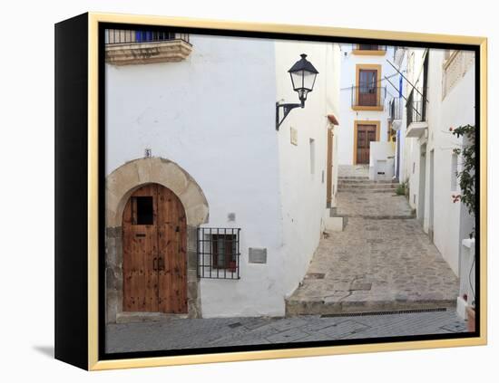 Spain, Balearic Islands, Ibiza, Ibiza Old Town (UNESCO Site), Dalt Vila-Michele Falzone-Framed Premier Image Canvas