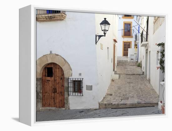 Spain, Balearic Islands, Ibiza, Ibiza Old Town (UNESCO Site), Dalt Vila-Michele Falzone-Framed Premier Image Canvas