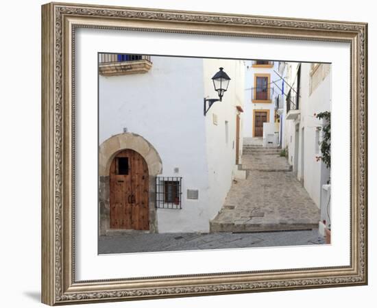 Spain, Balearic Islands, Ibiza, Ibiza Old Town (UNESCO Site), Dalt Vila-Michele Falzone-Framed Photographic Print