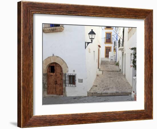 Spain, Balearic Islands, Ibiza, Ibiza Old Town (UNESCO Site), Dalt Vila-Michele Falzone-Framed Photographic Print