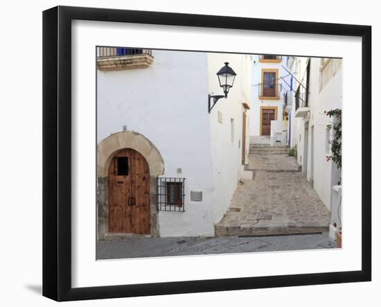 Spain, Balearic Islands, Ibiza, Ibiza Old Town (UNESCO Site), Dalt Vila-Michele Falzone-Framed Photographic Print