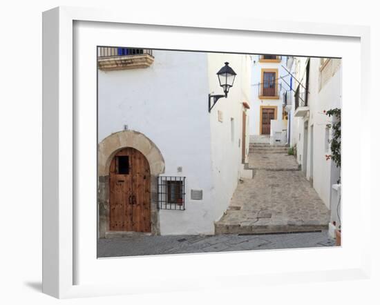 Spain, Balearic Islands, Ibiza, Ibiza Old Town (UNESCO Site), Dalt Vila-Michele Falzone-Framed Photographic Print