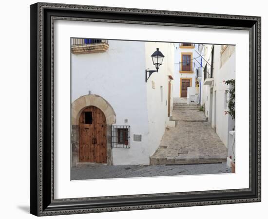 Spain, Balearic Islands, Ibiza, Ibiza Old Town (UNESCO Site), Dalt Vila-Michele Falzone-Framed Photographic Print