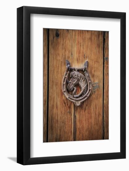 Spain, Balearic Islands, Mallorca, door knockers.-Emily Wilson-Framed Photographic Print