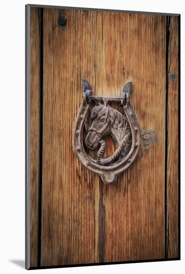 Spain, Balearic Islands, Mallorca, door knockers.-Emily Wilson-Mounted Photographic Print