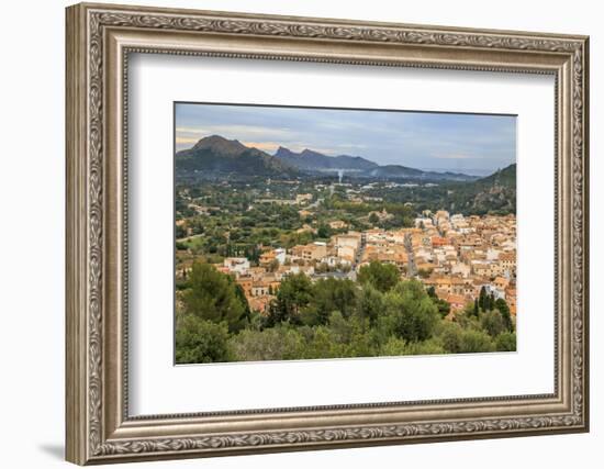 Spain, Balearic Islands, Mallorca, Pollenca. Town landscape.-Emily Wilson-Framed Photographic Print