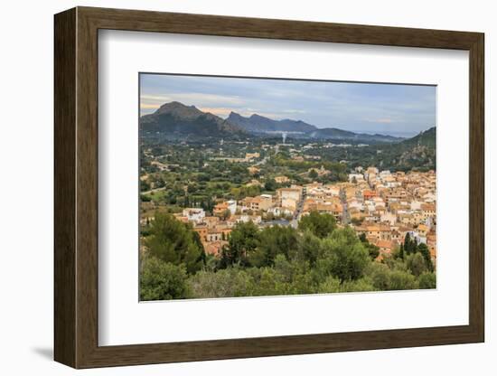 Spain, Balearic Islands, Mallorca, Pollenca. Town landscape.-Emily Wilson-Framed Photographic Print