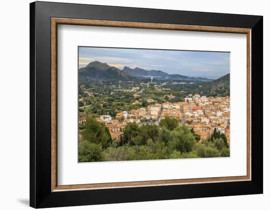 Spain, Balearic Islands, Mallorca, Pollenca. Town landscape.-Emily Wilson-Framed Photographic Print